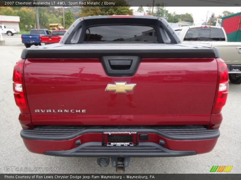 Sport Red Metallic / Ebony 2007 Chevrolet Avalanche LT 4WD