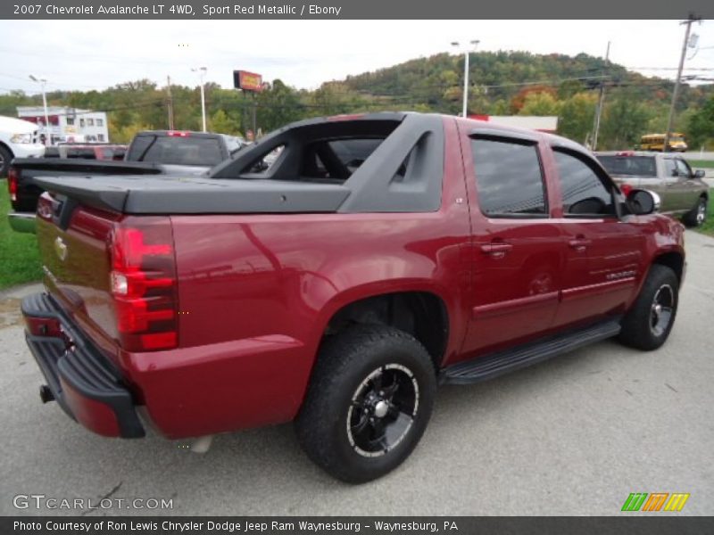 Sport Red Metallic / Ebony 2007 Chevrolet Avalanche LT 4WD