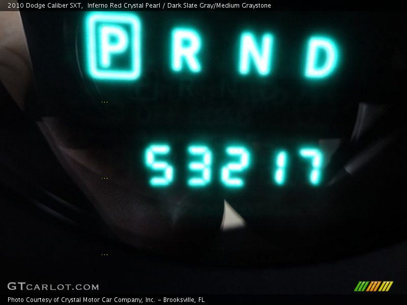 Inferno Red Crystal Pearl / Dark Slate Gray/Medium Graystone 2010 Dodge Caliber SXT