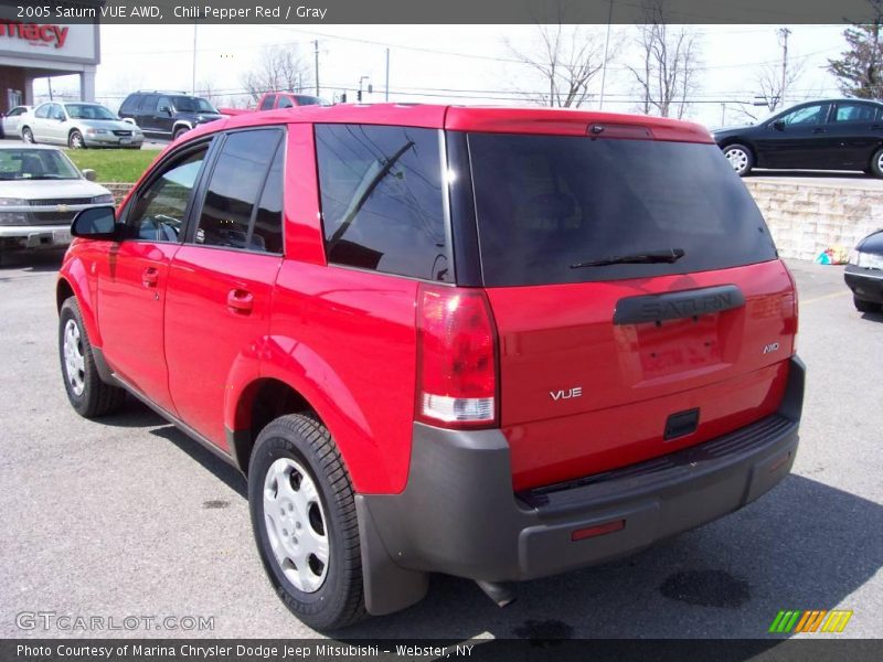 Chili Pepper Red / Gray 2005 Saturn VUE AWD