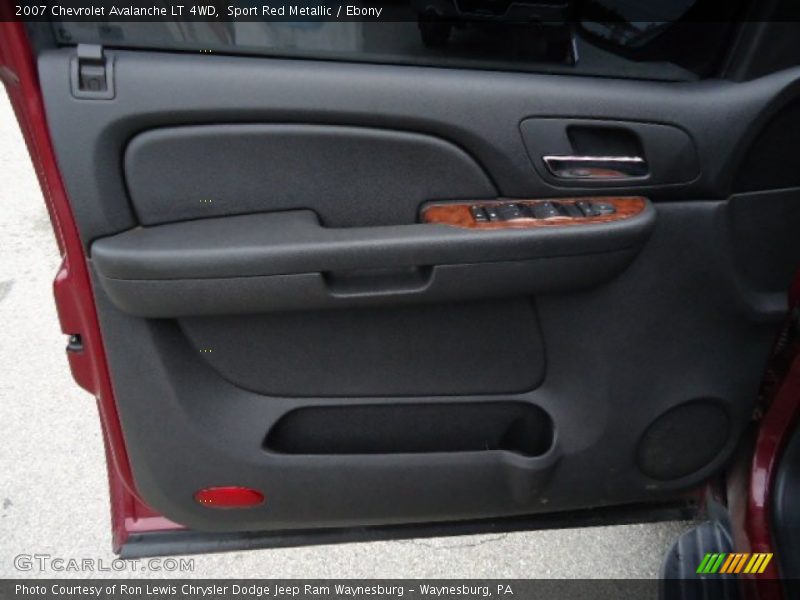 Sport Red Metallic / Ebony 2007 Chevrolet Avalanche LT 4WD