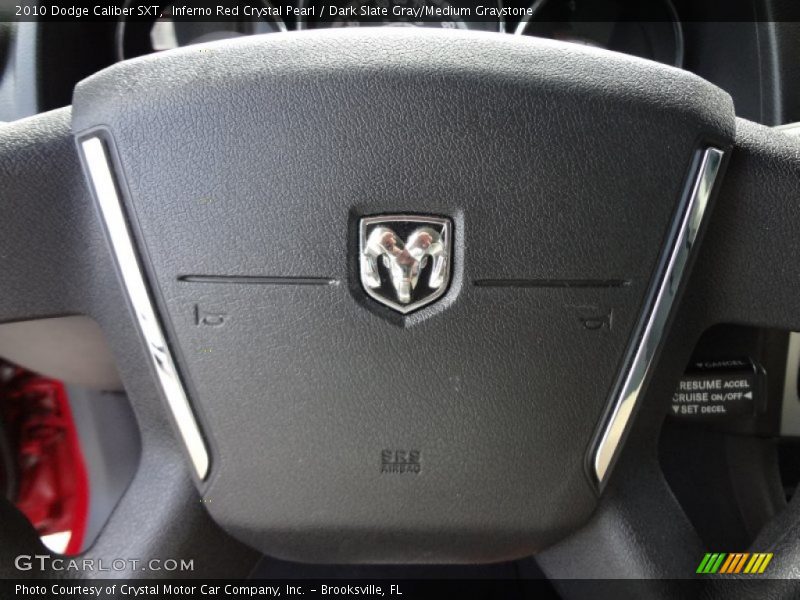Inferno Red Crystal Pearl / Dark Slate Gray/Medium Graystone 2010 Dodge Caliber SXT