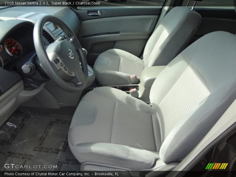 Super Black / Charcoal/Steel 2008 Nissan Sentra 2.0 S