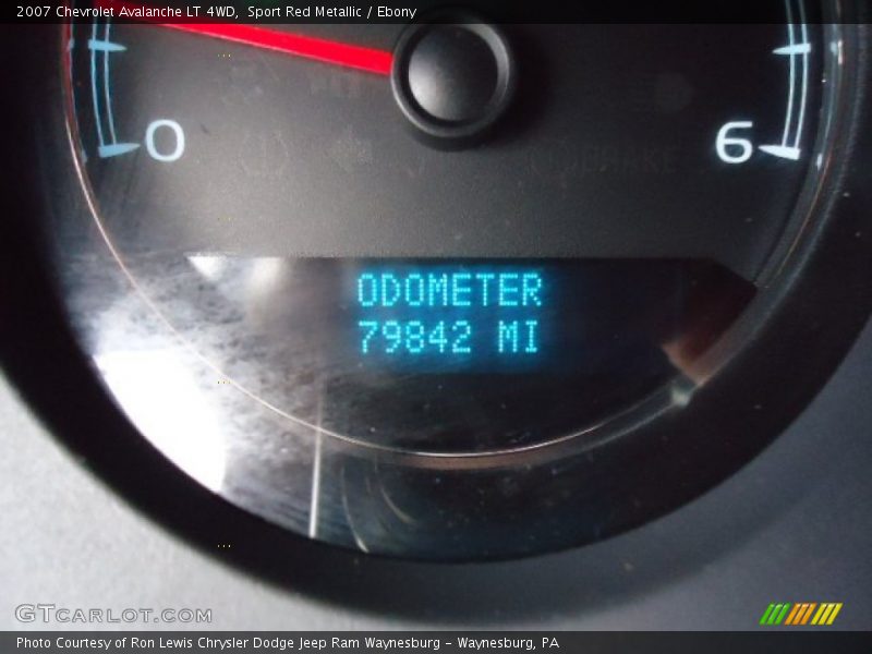Sport Red Metallic / Ebony 2007 Chevrolet Avalanche LT 4WD