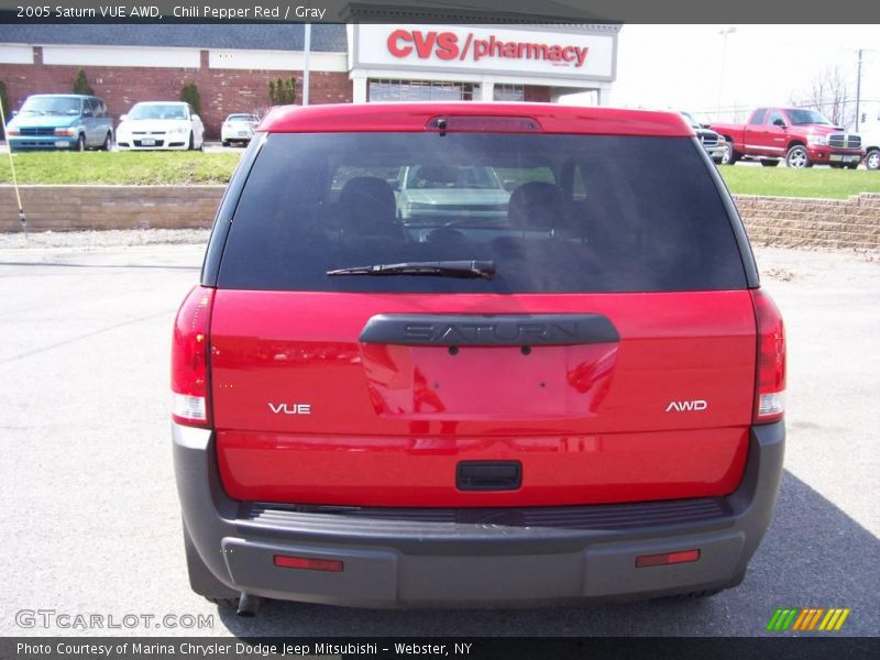Chili Pepper Red / Gray 2005 Saturn VUE AWD
