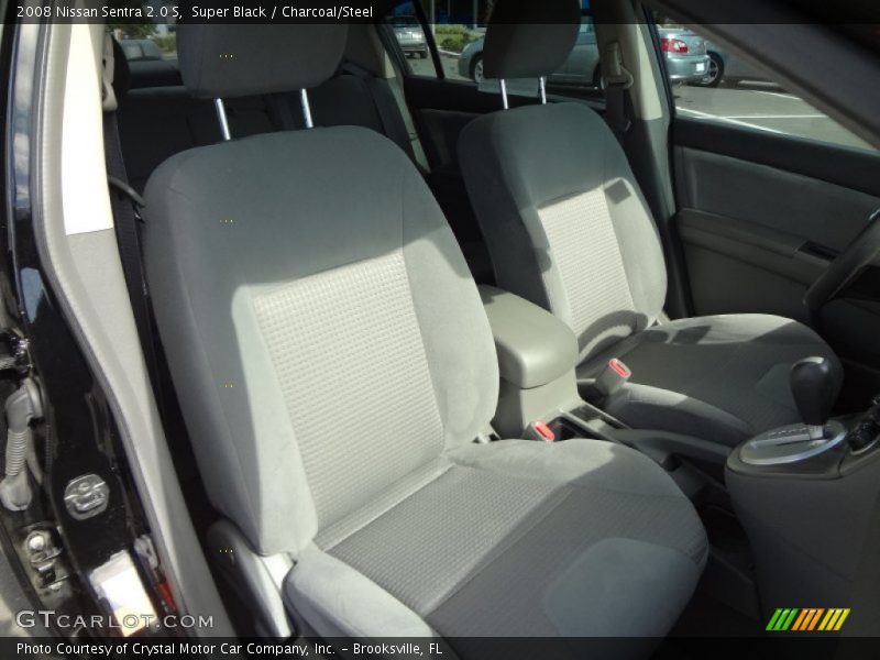 Super Black / Charcoal/Steel 2008 Nissan Sentra 2.0 S