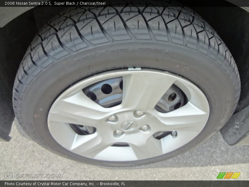 Super Black / Charcoal/Steel 2008 Nissan Sentra 2.0 S
