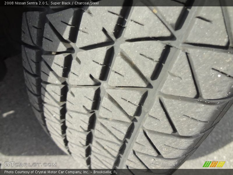 Super Black / Charcoal/Steel 2008 Nissan Sentra 2.0 S