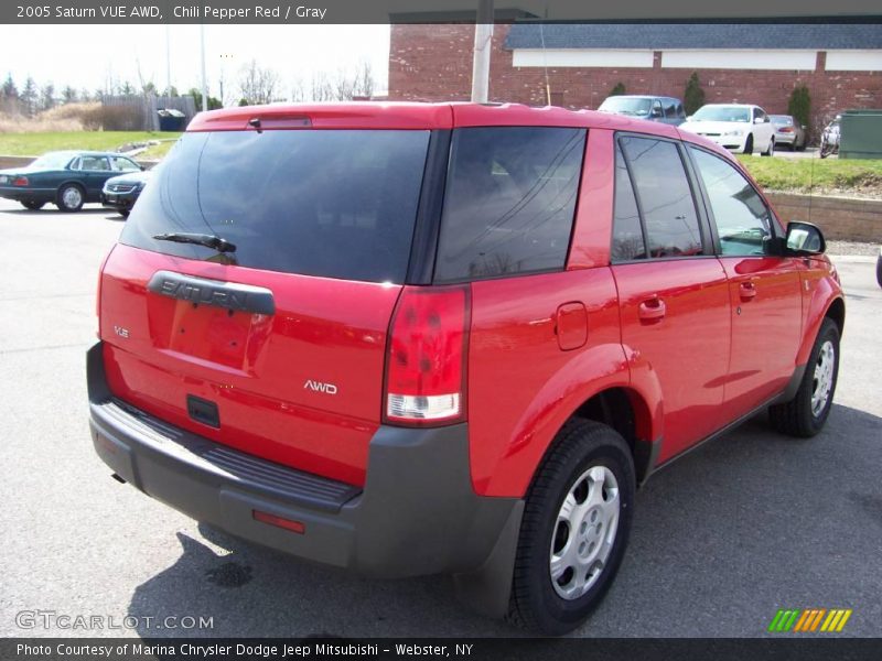 Chili Pepper Red / Gray 2005 Saturn VUE AWD
