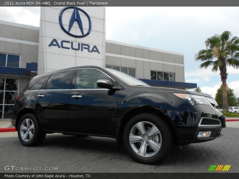 Crystal Black Pearl / Parchment 2012 Acura MDX SH-AWD