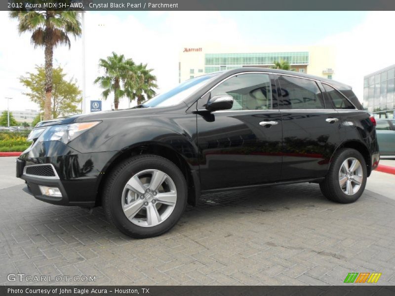 Crystal Black Pearl / Parchment 2012 Acura MDX SH-AWD