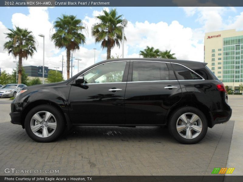 Crystal Black Pearl / Parchment 2012 Acura MDX SH-AWD