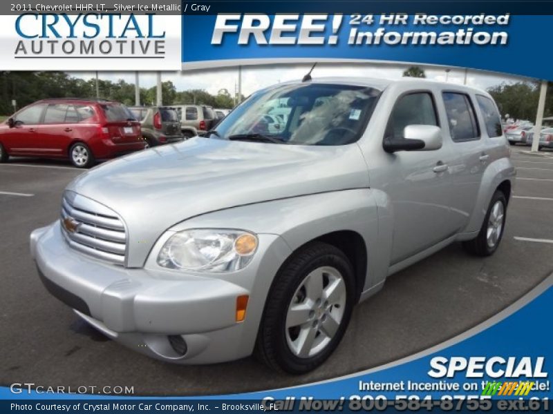 Silver Ice Metallic / Gray 2011 Chevrolet HHR LT