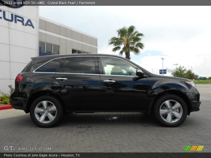 Crystal Black Pearl / Parchment 2012 Acura MDX SH-AWD
