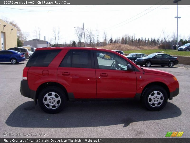 Chili Pepper Red / Gray 2005 Saturn VUE AWD
