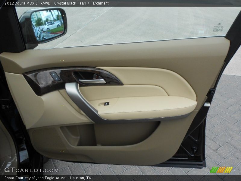 Crystal Black Pearl / Parchment 2012 Acura MDX SH-AWD