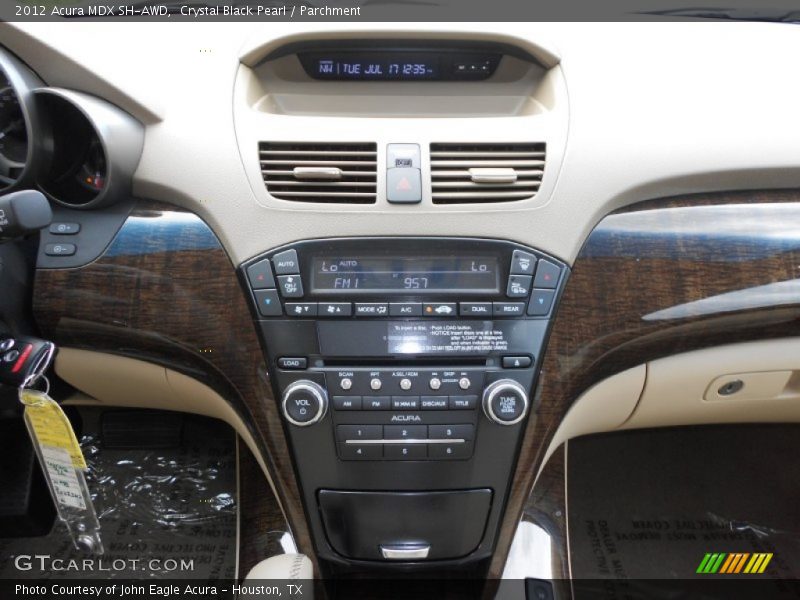Crystal Black Pearl / Parchment 2012 Acura MDX SH-AWD