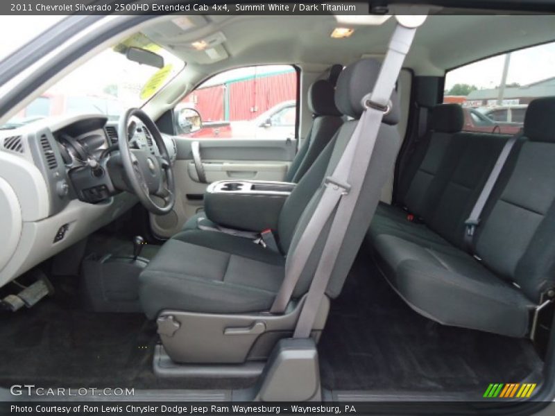 Summit White / Dark Titanium 2011 Chevrolet Silverado 2500HD Extended Cab 4x4