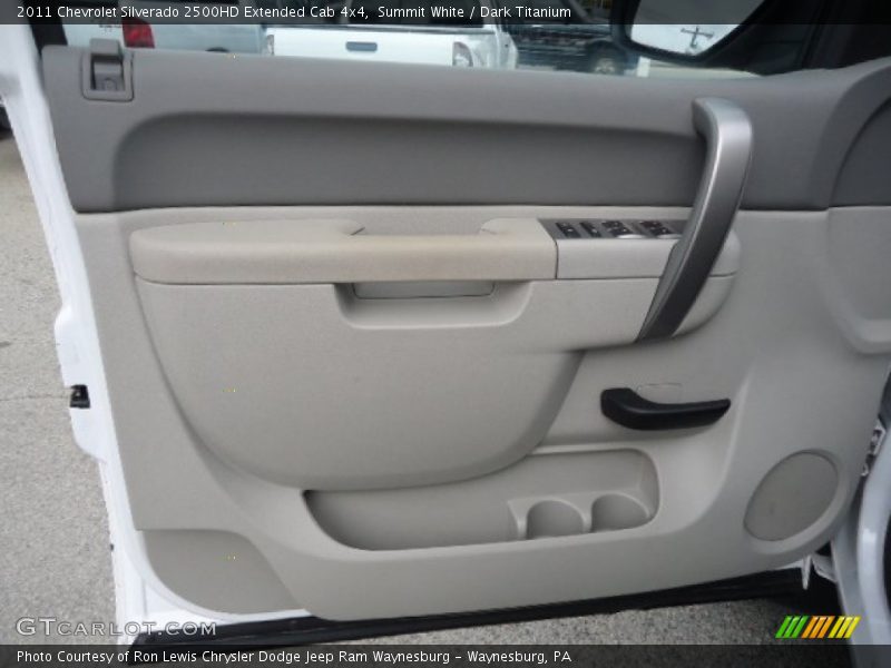 Summit White / Dark Titanium 2011 Chevrolet Silverado 2500HD Extended Cab 4x4