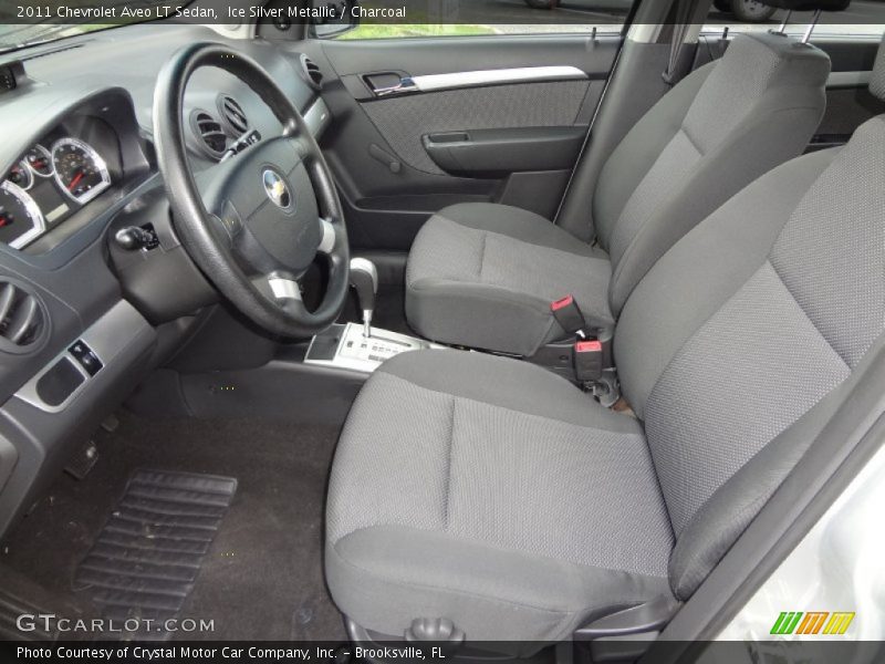 Ice Silver Metallic / Charcoal 2011 Chevrolet Aveo LT Sedan