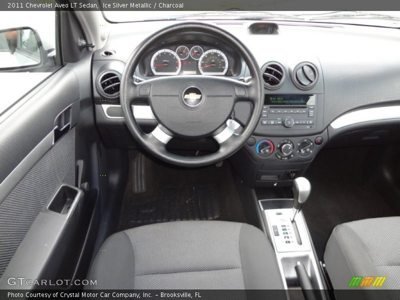 Ice Silver Metallic / Charcoal 2011 Chevrolet Aveo LT Sedan
