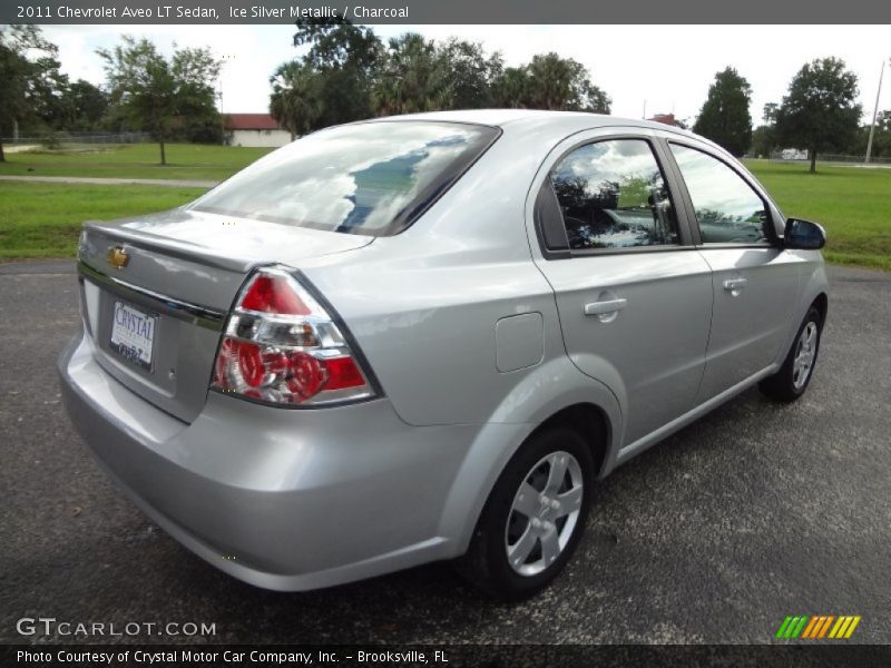 Ice Silver Metallic / Charcoal 2011 Chevrolet Aveo LT Sedan