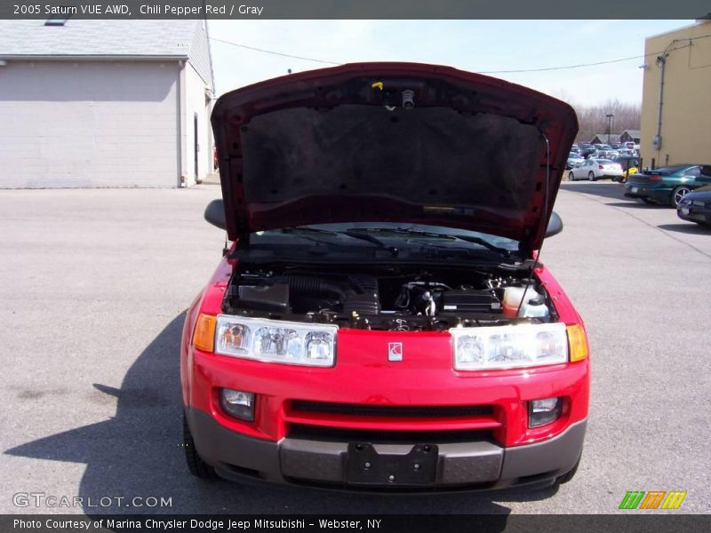 Chili Pepper Red / Gray 2005 Saturn VUE AWD