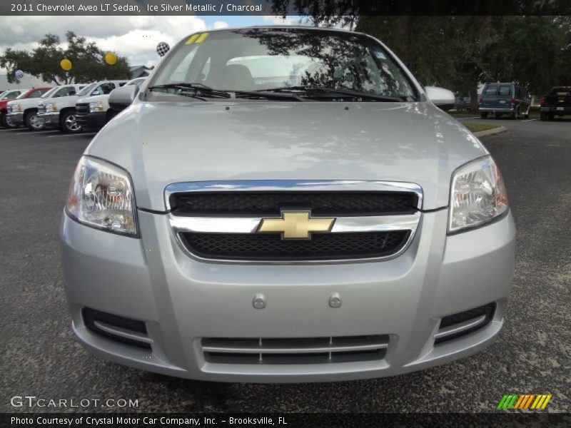 Ice Silver Metallic / Charcoal 2011 Chevrolet Aveo LT Sedan