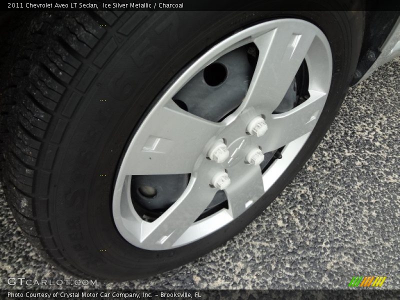 Ice Silver Metallic / Charcoal 2011 Chevrolet Aveo LT Sedan