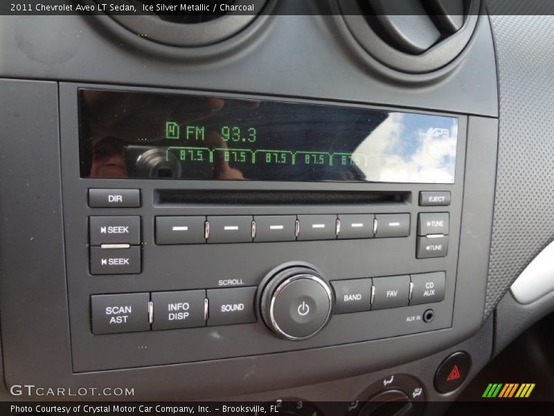 Ice Silver Metallic / Charcoal 2011 Chevrolet Aveo LT Sedan