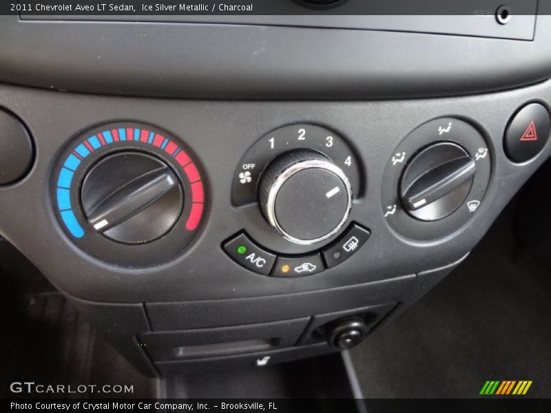Ice Silver Metallic / Charcoal 2011 Chevrolet Aveo LT Sedan