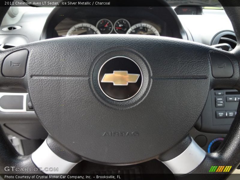 Ice Silver Metallic / Charcoal 2011 Chevrolet Aveo LT Sedan