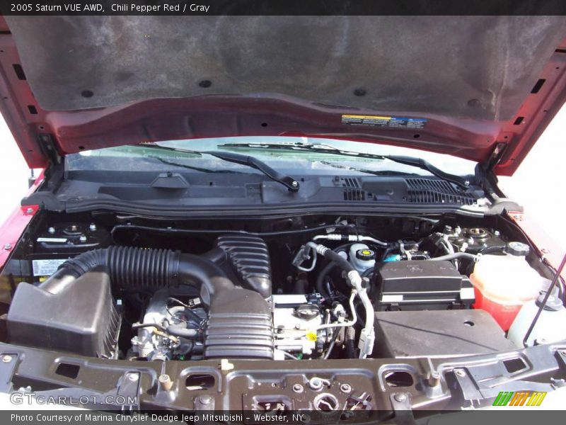 Chili Pepper Red / Gray 2005 Saturn VUE AWD