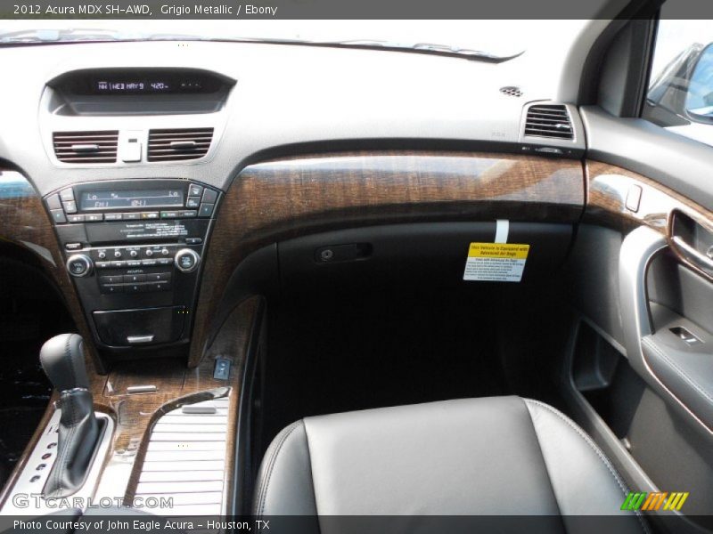 Grigio Metallic / Ebony 2012 Acura MDX SH-AWD