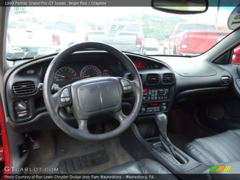 Bright Red / Graphite 1999 Pontiac Grand Prix GT Sedan