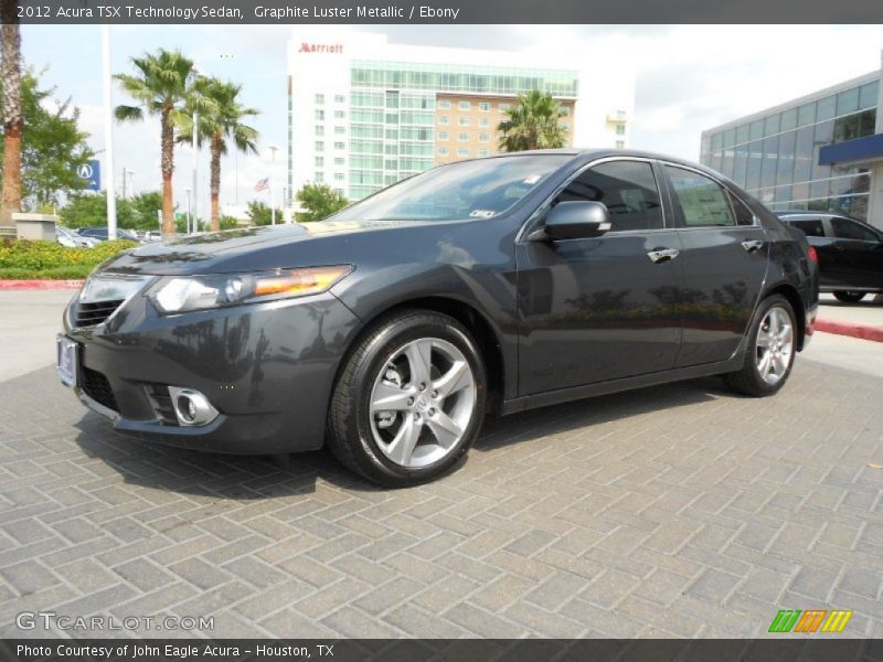 Graphite Luster Metallic / Ebony 2012 Acura TSX Technology Sedan