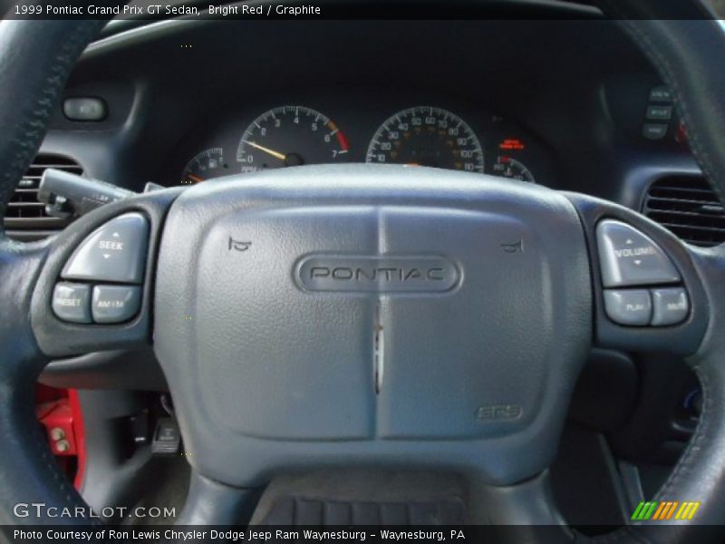 Bright Red / Graphite 1999 Pontiac Grand Prix GT Sedan