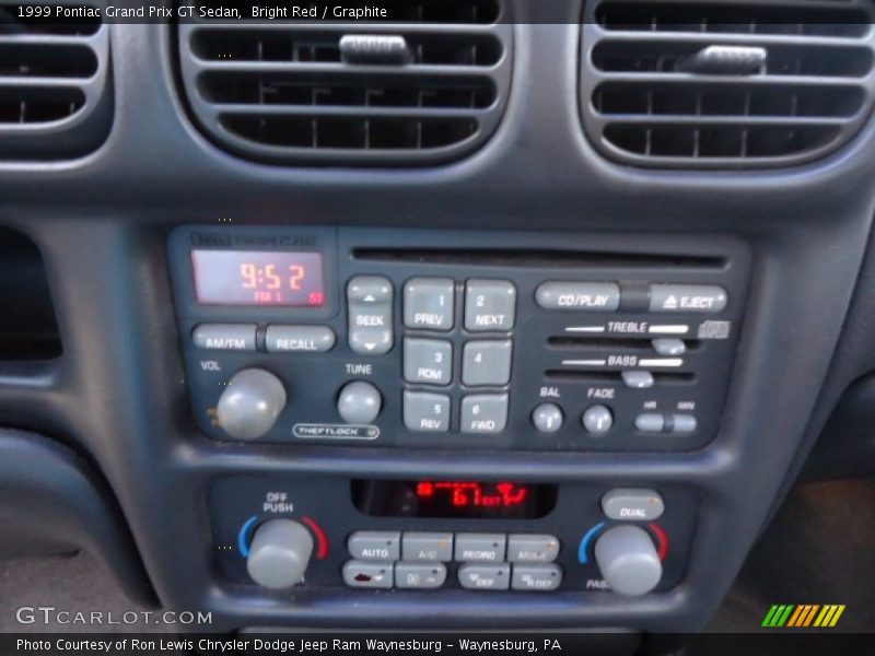 Bright Red / Graphite 1999 Pontiac Grand Prix GT Sedan