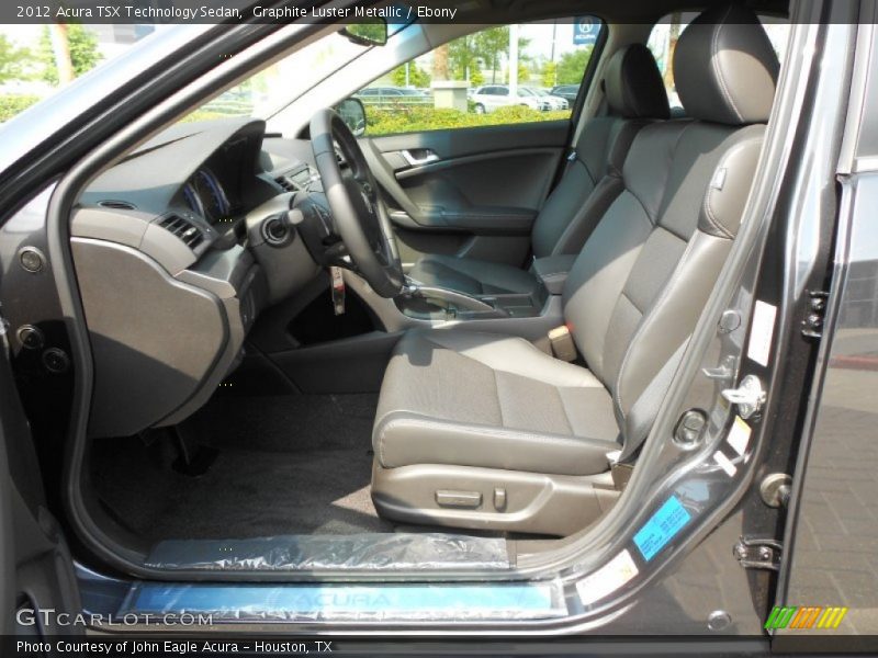 Graphite Luster Metallic / Ebony 2012 Acura TSX Technology Sedan