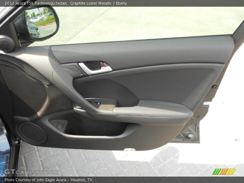 Graphite Luster Metallic / Ebony 2012 Acura TSX Technology Sedan
