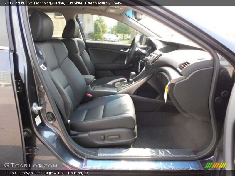 Graphite Luster Metallic / Ebony 2012 Acura TSX Technology Sedan
