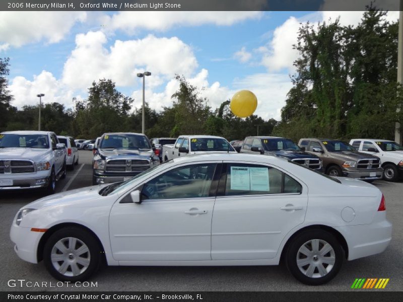 Oxford White / Medium Light Stone 2006 Mercury Milan I4