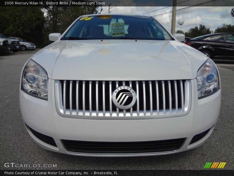 Oxford White / Medium Light Stone 2006 Mercury Milan I4