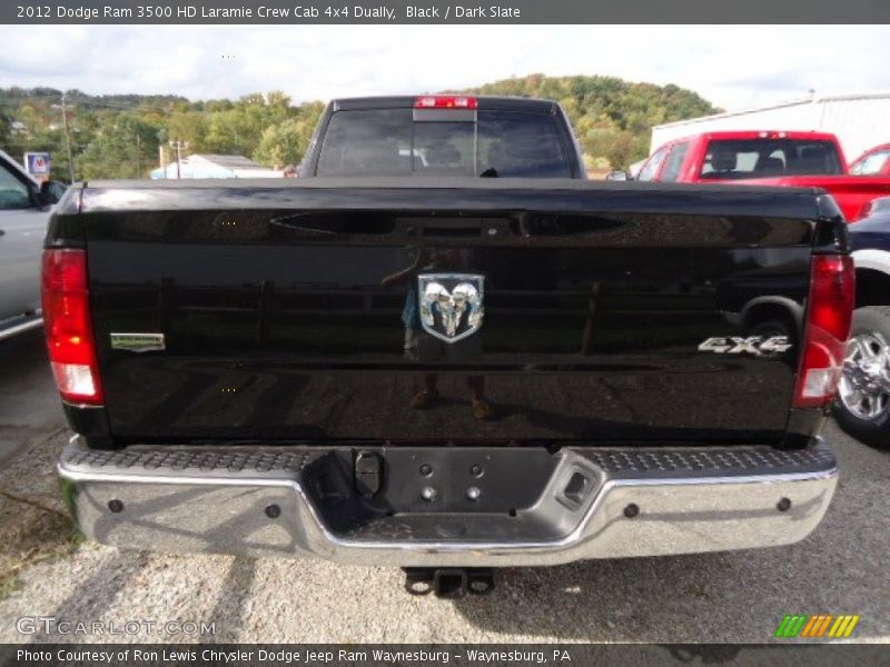 Black / Dark Slate 2012 Dodge Ram 3500 HD Laramie Crew Cab 4x4 Dually