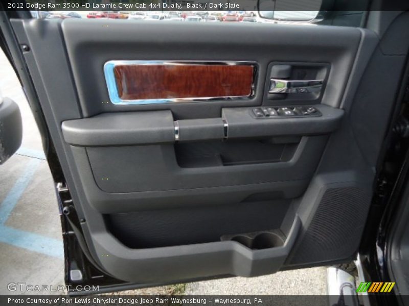 Black / Dark Slate 2012 Dodge Ram 3500 HD Laramie Crew Cab 4x4 Dually