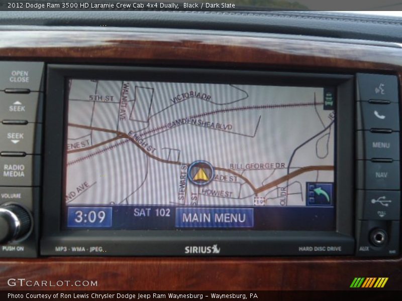 Black / Dark Slate 2012 Dodge Ram 3500 HD Laramie Crew Cab 4x4 Dually