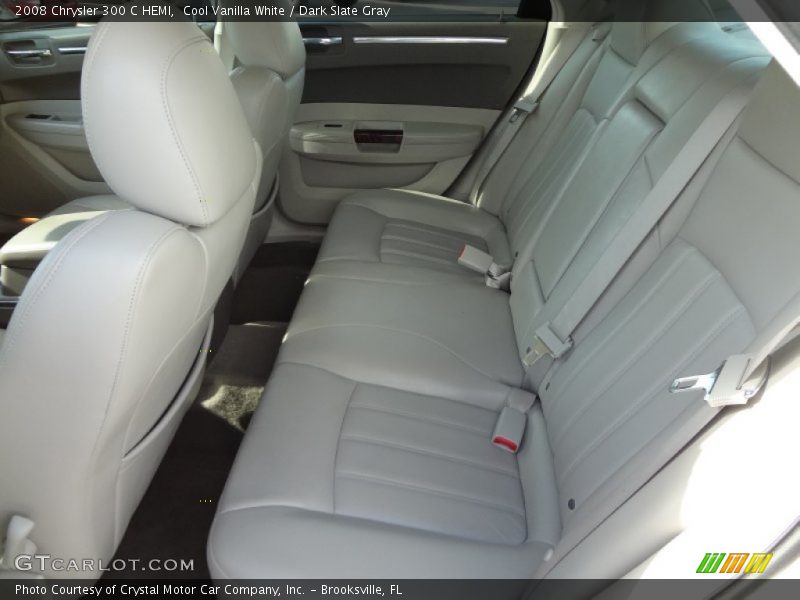 Cool Vanilla White / Dark Slate Gray 2008 Chrysler 300 C HEMI