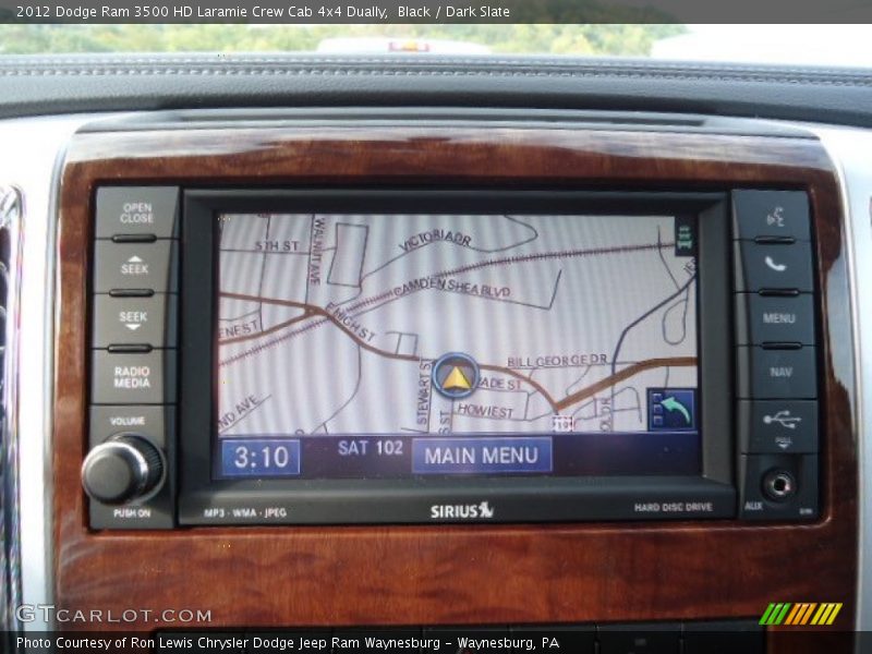 Navigation of 2012 Ram 3500 HD Laramie Crew Cab 4x4 Dually