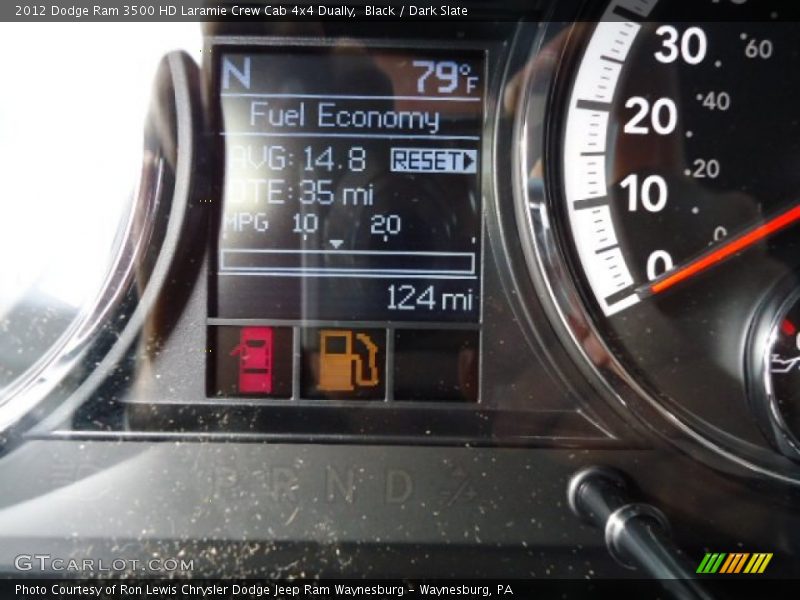 Black / Dark Slate 2012 Dodge Ram 3500 HD Laramie Crew Cab 4x4 Dually