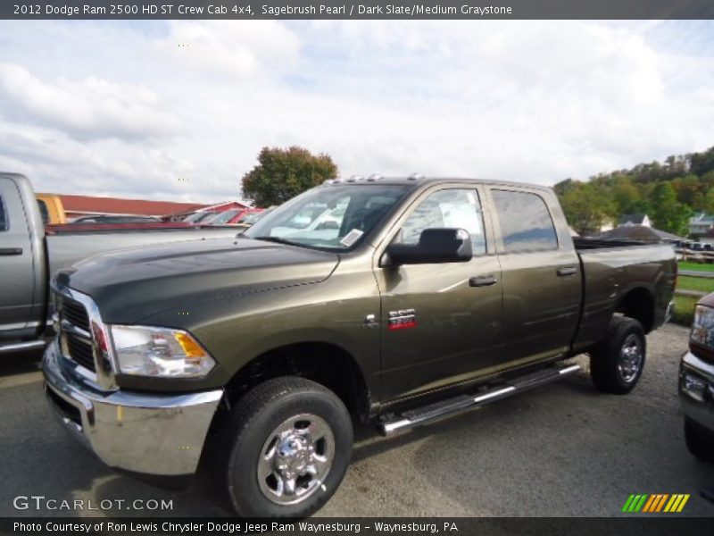 Sagebrush Pearl / Dark Slate/Medium Graystone 2012 Dodge Ram 2500 HD ST Crew Cab 4x4